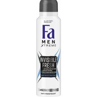 FA DEO MEN 150ML XTREME INVISIBLE FRESH
