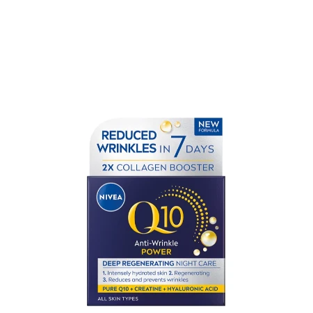 NIVEA VISAGE KREMA 50ML Q10+  ANTI-WRINKLE+FIRMING NOĆNA 81289