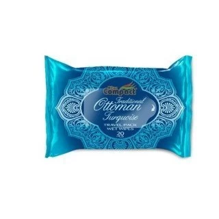 ULTRA COMPACT VLAŽNE MARAMICE 20 KOM TRAVEL TURQUOISE