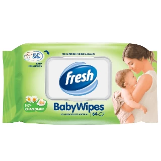 FRESH VLAŽNA MARAMICA 64 KOM BABY CHAMOMILE SA POKLOPCEM
