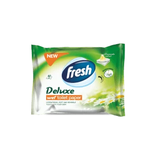 FRESH VLAŽNI TOALET PAPIR 60 KOM DE LUXE