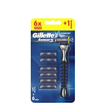 GILLETTE BRIJAČ SENSOR 3 + DOPUNE 6 KOM