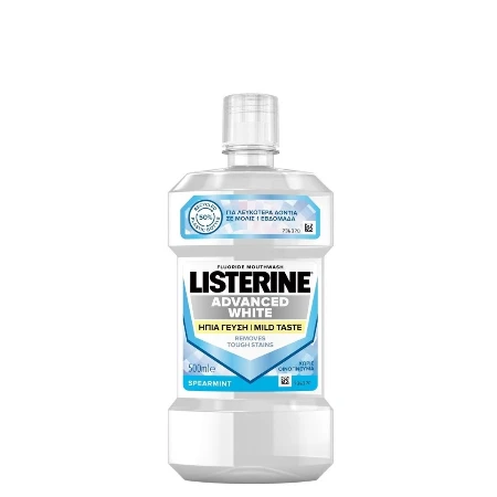 LISTERINE TEČNOST 500ML ADVANCED WHITE