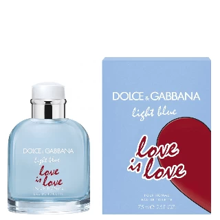 DOLCE&GABBANA LIGHT BLUE LOVE IS LOVE EDT 75ML M
