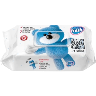FRESH VLAŽNA MARAMICA 72KOM BABY CREAM FLIP TOP