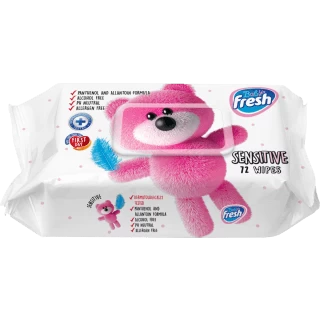 FRESH VLAŽNA MARAMICA 72KOM BABY SENSITIVE FLIP TOP