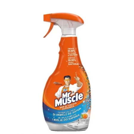 MR.MUSCLE SPREJ 750ML ZA KUPATILO MANDARINA PLATINUM