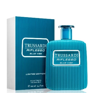 TRUSSARDI RIFLESSO BLUE VIBE LIMITED EDITION EDT 100ML