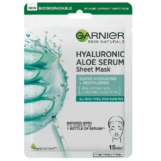 GARNIER SKIN NATURALS MASKA ZA LICE U MARAMICI 32G HYALURONIC ALOE TISSUE