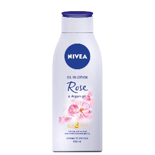 NIVEA LOSION ZA TELO 400ML ROSE&ARGAN OIL 88493