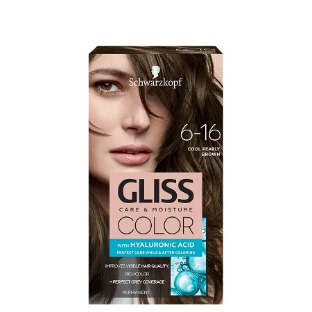 SCHWARZKOPF GLISS BOJA ZA KOSU 6-16 HLADNA SEDEF SMEĐA