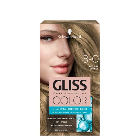 SCHWARZKOPF GLISS BOJA ZA KOSU 8-0 PRIRODNO PLAVA