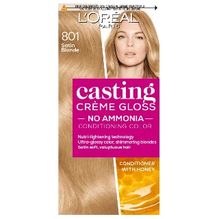 LOREAL CASTING CREME GLOSS BOJA ZA KOSU 801 SATIN BLOND
