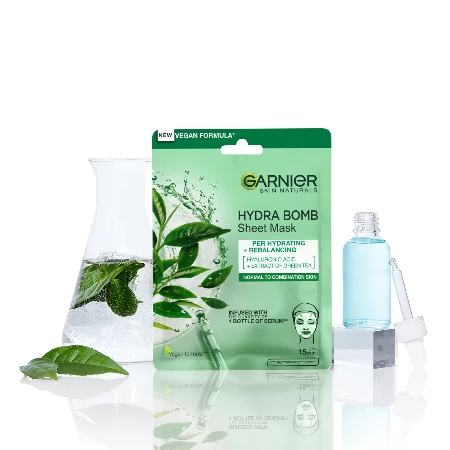 GARNIER SKIN NATURALS MASKA ZA LICE 28G ZELENI ČAJ