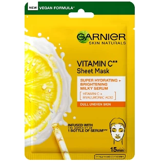GARNIER SKIN NATURALS MASKA ZA LICE 28G SA VITAMINOM C