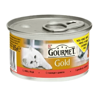 GOURMET GOLD PAŠTETA ZA MAČKE 85G GOVEDINA