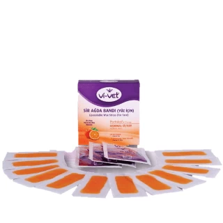 VI-VET DEPIL TRAKE ZA LICE 24KOM ORANGE