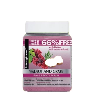 BIO GLOW PILING ZA LICE I TELO 500ML WALNUT&GRAPE