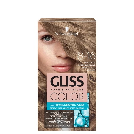 SCHWARZKOPF GLISS BOJA ZA KOSU 8-16 PRIRODNO PEPELJASTO PLAVA