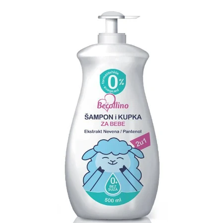 BECOLLINO ŠAMPON&KUPKA 500ML 2 U 1 PUMPICA