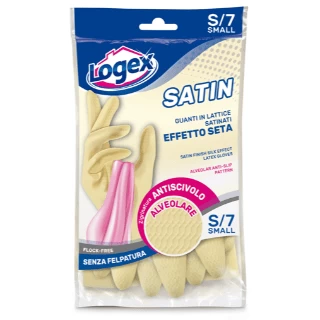 LOGEX RUKAVICE  GUMENE 1PAR 7-7 (SATENSKA POSTAVA) S