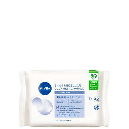 NIVEA VISAGE VLAŽNE MARAMICE 25 KOM MICELARNE 89252