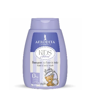 AFRODITA KIDS NATURAL ŠAMPON ZA KOSU I TELO 200ML