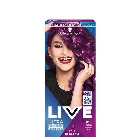 SCHWARZKOPF LIVE COLOR XXL BOJA ZA KOSU UB 94 PUNK LJUBIČASTA