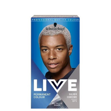 SCHWARZKOPF LIVE BOJA ZA KOSU ZA MUŠKARCE U71 SILVER CHROME