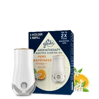 GLADE ELEKTRIČNI KOMPLET 20ML AROMATHERAPY PURE HAPPINESS