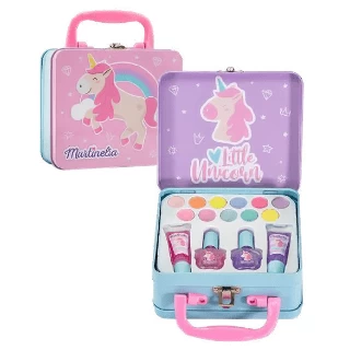MARTINELIA SET UNICORN(11XSENKA ZA OČI+2XSJAJ ZA USNE+2XLAK ZA NOKTE)KOFERČIĆ