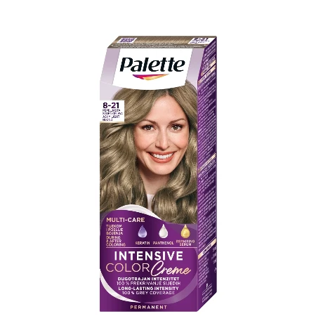 PALETTE ICC BOJA ZA KOSU 8-21 PEPELJASTA SVETLOPLAVA