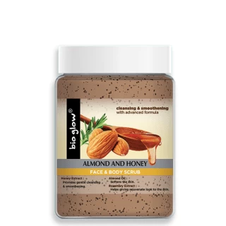 BIO GLOW PILING ZA LICE I TELO 500ML ALMOND&HONEY