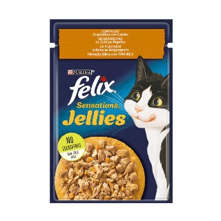 FELIX KOMADIĆI U ŽELEU ZA MAČKE SA ŠARGAREPOM 85G PILETINA