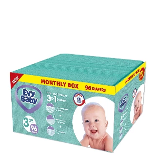 *EVY BABY PELENE BOX 3 JUNIOR 5-9KG/96 KOMADA 3U1