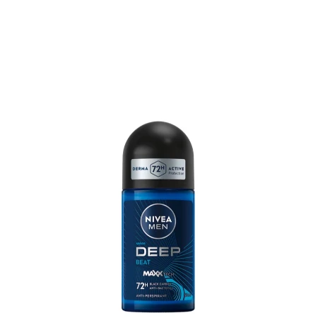 NIVEA ROLL-ON MEN 50ML DEEP BLACK CARBON BEAT 95674