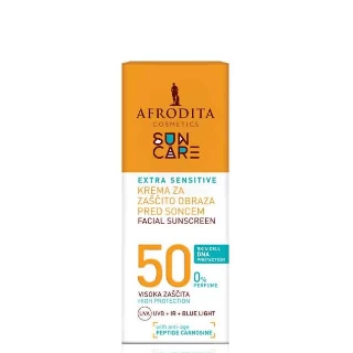 AFRODITA SUN CARE KREMA ZA LICE 50ML EXTRA SENSITIV SPF50