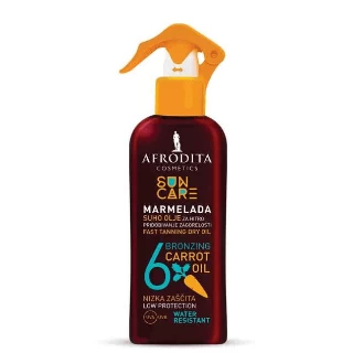 AFRODITA SUN CARE MARMELADA 150ML ULJE SPRAY BRONZING SPF6