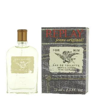 REPLAY JEANS ORIGINAL FOR MEN EDTV 75ML
