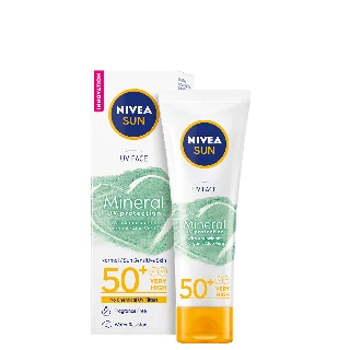 NIVEA SUN KREMA UV MINERAL ZA ZAŠTITU KOŽE LICA SPF50+ 50ML 85692