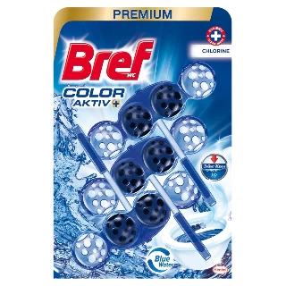 BREF WC KUGLICE 3X50G BLUE AKTIV CHLORINE