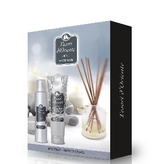 TESORI D'ORIENTE SET 3(KREMA ZA TUŠIRANJE 250ML+DEO 150ML)BELI MOŠUS