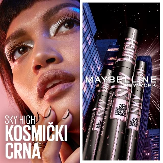 MAYBELLINE MASKARA LASH SENSATIONAL SKY HIGH COSMIC BLACK