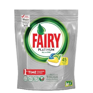FAIRY KAPSULE ZA MAŠINSKO PRANJE POSUĐA 45 KOM ALL IN ONE PLATINUM