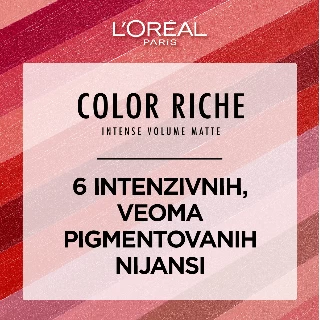 LOREAL RUŽ COLOR RICH INTENSE VOLUME MATTE 188