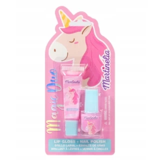 MARTINELIA SET UNICORN(LAK ZA NOKTE+SJAJ ZA USNE)