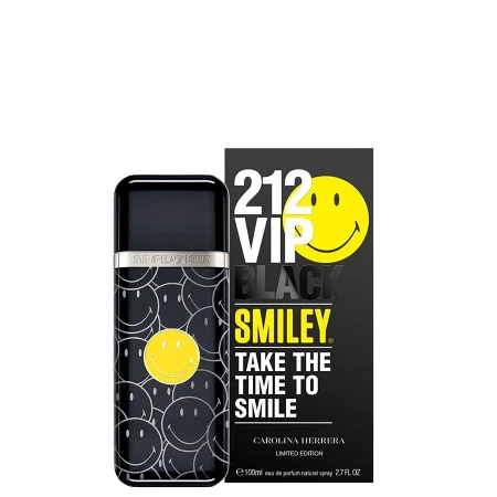 CAROLINA HERRERA 212 VIP BLACK SMILEY MEN EDP 100ML