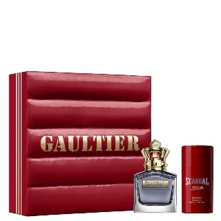 JEAN PAUL GAULTIER SCANDAL POUR HOMME SET(EDT 100ML+DEODORANT STICK 75ML)