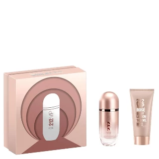 CAROLINA HERRERA 212 VIP ROSE SET(EDP 80ML+LOSION ZA TELO 100ML)