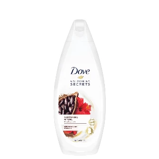 DOVE GEL 225ML CACAO BUTTER&HIBISCUS